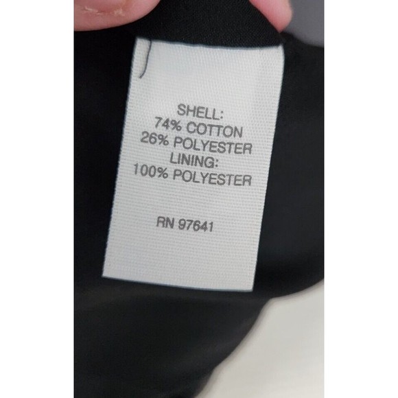 j jill Women Skirt Sz L Red Black Geometric Print Lined Pencil Textured NWT - Picture 10 of 11